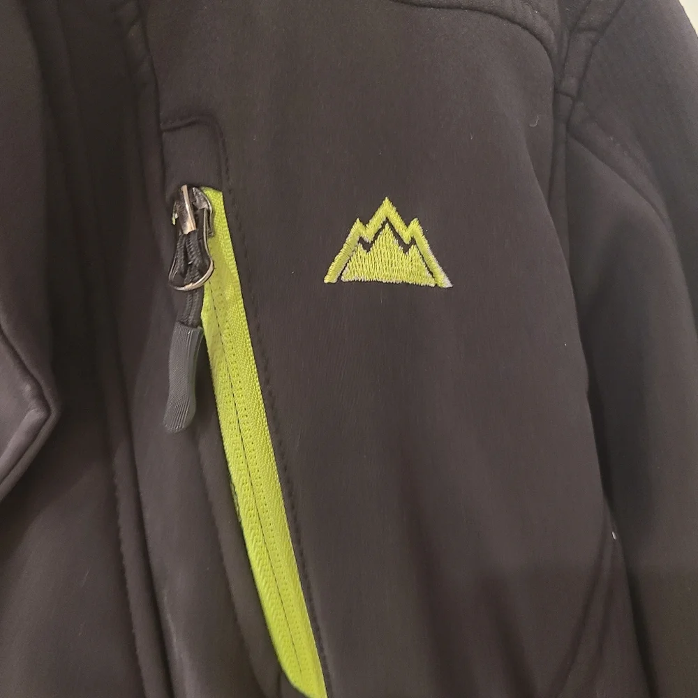 Snozu Black Jacket with Neon Accents